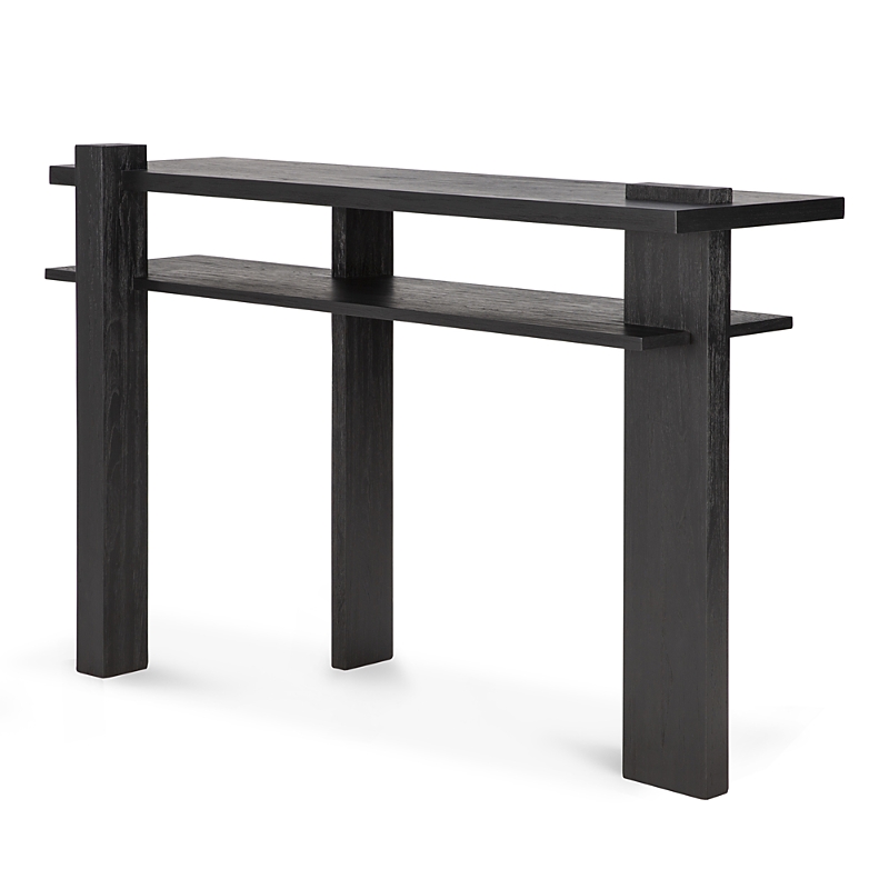 Ethnicraft Abstract Console In Dark Brown