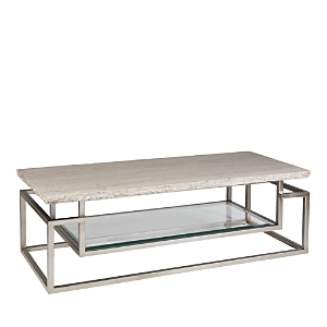 Artistica Theo Rectangular Cocktail Table In White