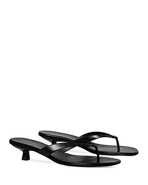 Tory Burch Capri Low Heel Sandal In Perfect Black