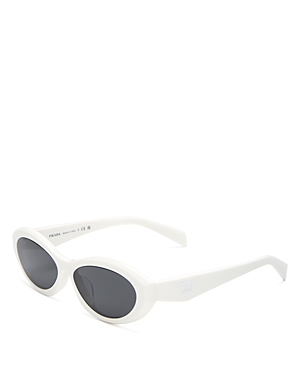 PRADA SYMBOLE OVAL SUNGLASSES, 56MM