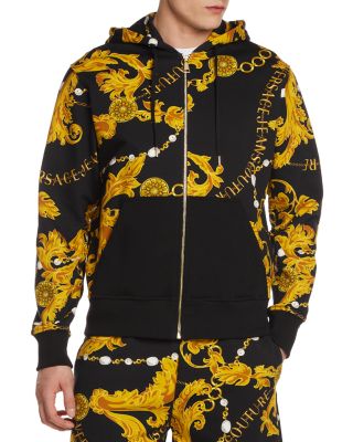 Versace Jeans Couture Cotton Full Zip Hoodie | Bloomingdale's