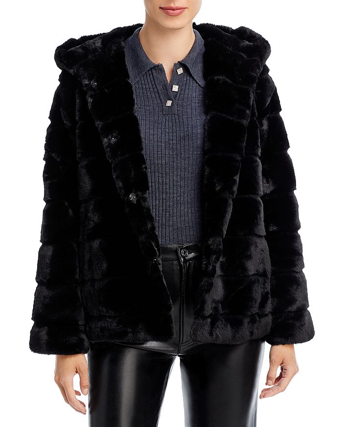 Apparis Goldie 5 Hooded Faux Fur Coat | Bloomingdale's