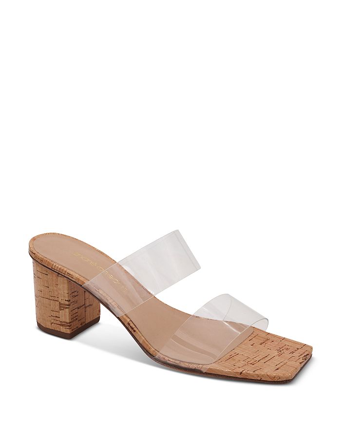 Andre Assous Women s Didi Square Toe Slip On High Heel Sandals
