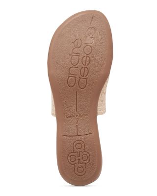 Women's Nice Woven Slip On Thong Sandals