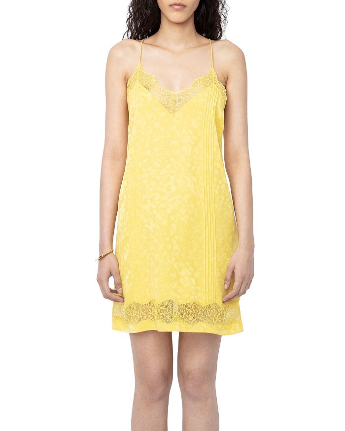 Zadig and voltaire yellow dress hot sale