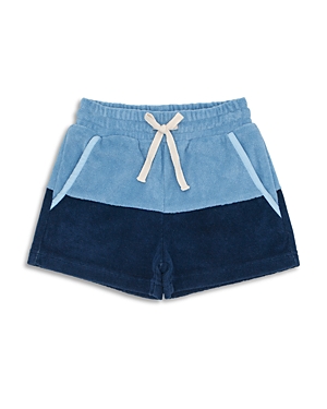 Minnow Boys' Color Blocked French Terry Shorts - Baby, Little Kid, Big Kid In Blue
