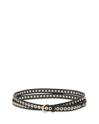 【SANDRO】Women's Adelia Eyelet Belt Sandro Women's Adelia Eyelet Double Belt | Bloomingdale's