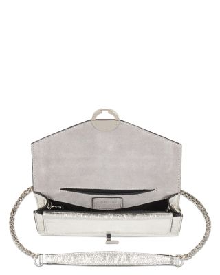 Yza Metallic Leather Convertible Crossbody