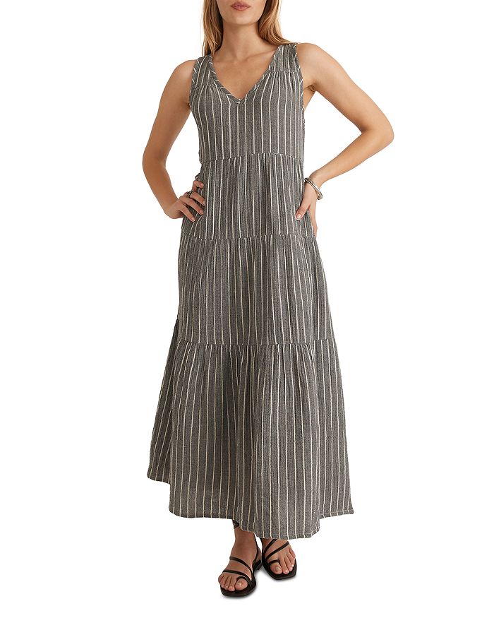 Marine Layer V Neck Tiered Maxi Dress Bloomingdale s