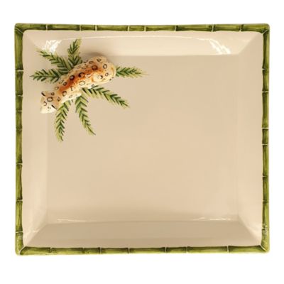 Les Ottomans - Bamboo and Leopard Ceramic Tray