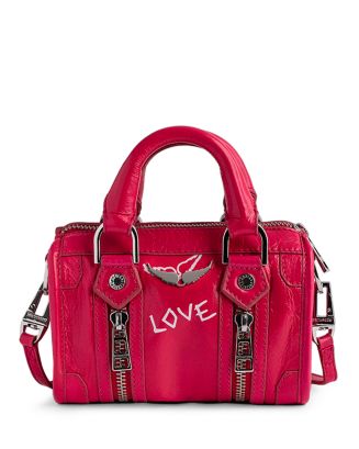 Zadig & Voltaire Sunny Nano Mini Vintage Effect Leather Bag | Bloomingdale's