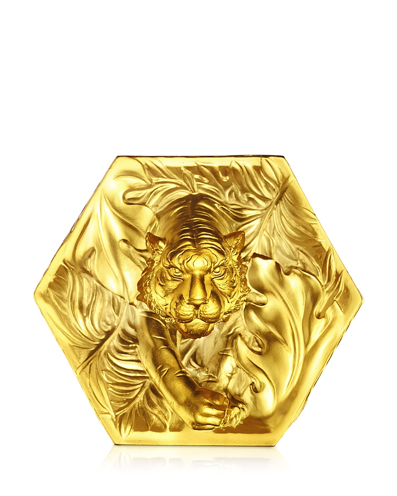 Liuli Courageous Advance Tiger In Amber