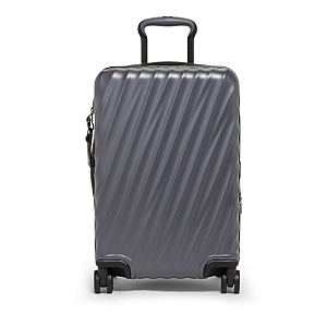 Tumi 19 Degree International Expandable 4-wheel Carry-on In Matte Gray Texture