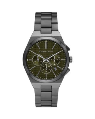 Michael Kors Oversized Lennox Gunmetal Watch In Grey | 