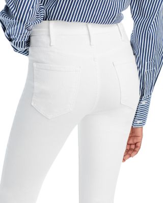 The Hustler High Rise Frayed Flare Leg Ankle Jeans in Fairest of Them All