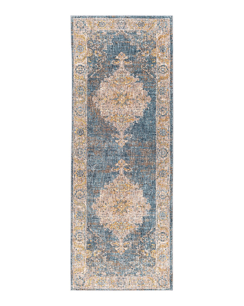 Surya Mirabel Mbe-2317 2'7" X 7'3" Runner Area Rug In Blue