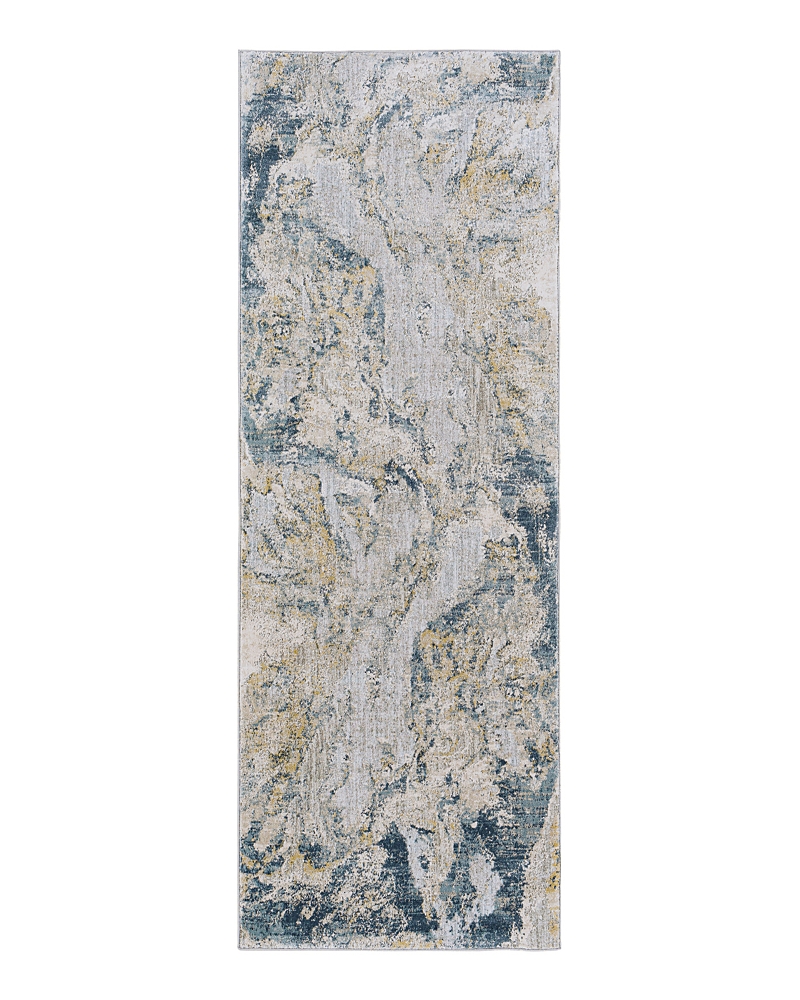 Surya Brunswick Bwk-2309 Runner Area Rug, 2'7 X 10' In Blue/gray