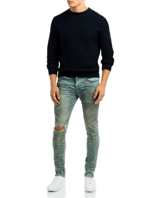 Skinny Fit Jeans in Light Dirty Wax