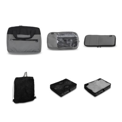 Wheeled Carry On Suitcase, Gym Bag and Packing Cubes