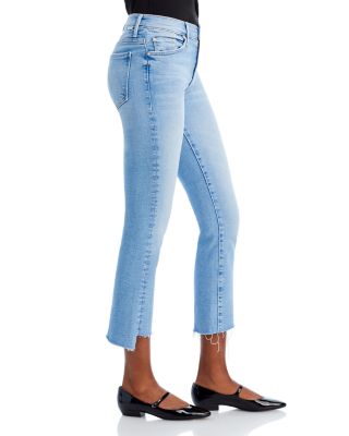 The Insider High Rise Crop Step Fray Bootcut Jeans in Limited Edition