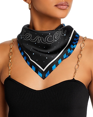 Echo The Signs Silk Square Scarf
