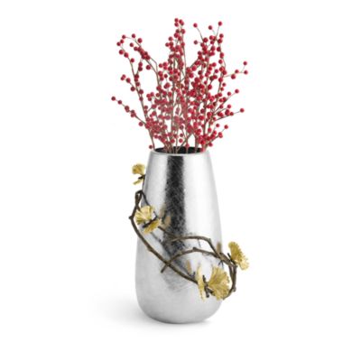 Butterfly Ginkgo Large Vase