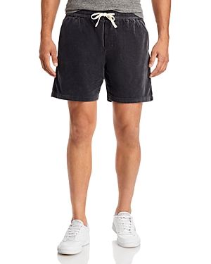 Marine Layer Saturday Drawstring Shorts In Faded Black