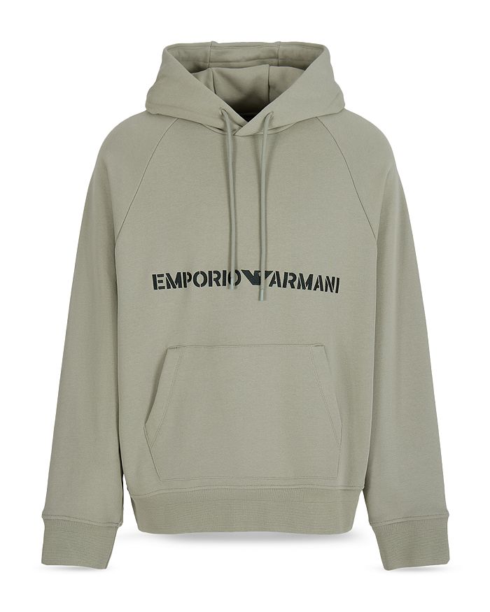 Emporio Armani Logo Hoodie Sweatshirt | Bloomingdale's