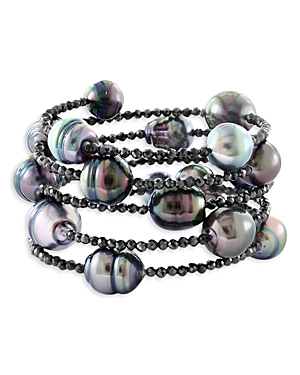 Bloomingdale's Black & Tahitian Pearls Bracelet - 100% Exclusive