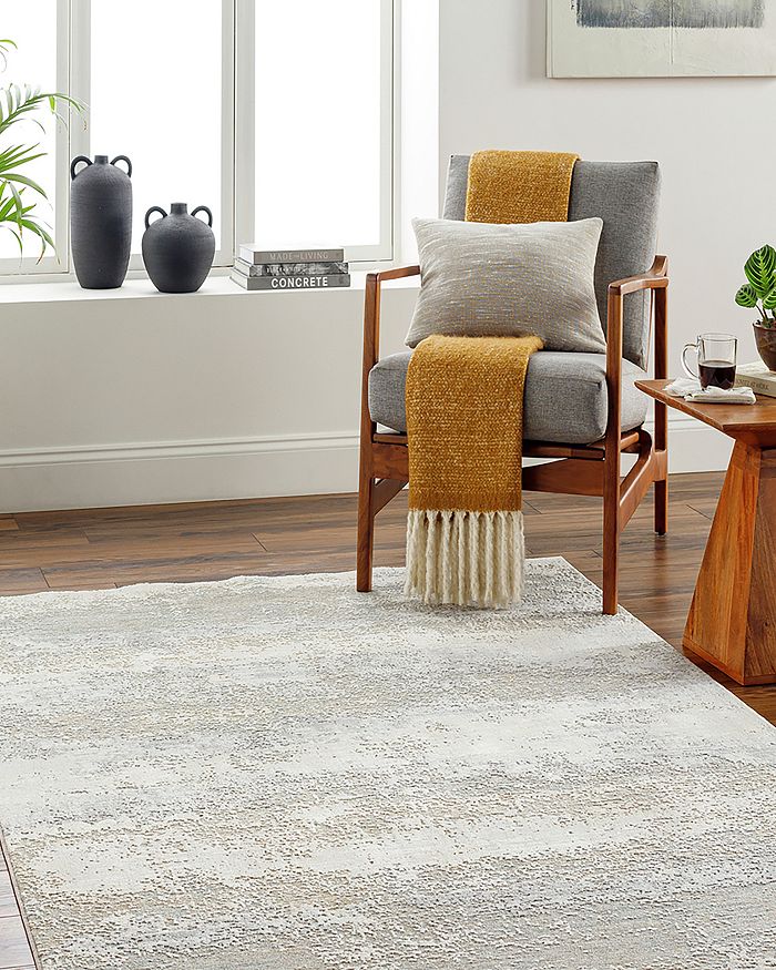 Shop Surya Brunswick Bwk-2325 Area Rug, 7'10 X 10'3 In Ivory/gray