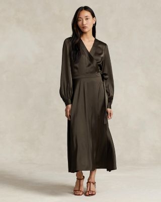 green emerald velvet dress Women's - Lauren by Ralph Lauren