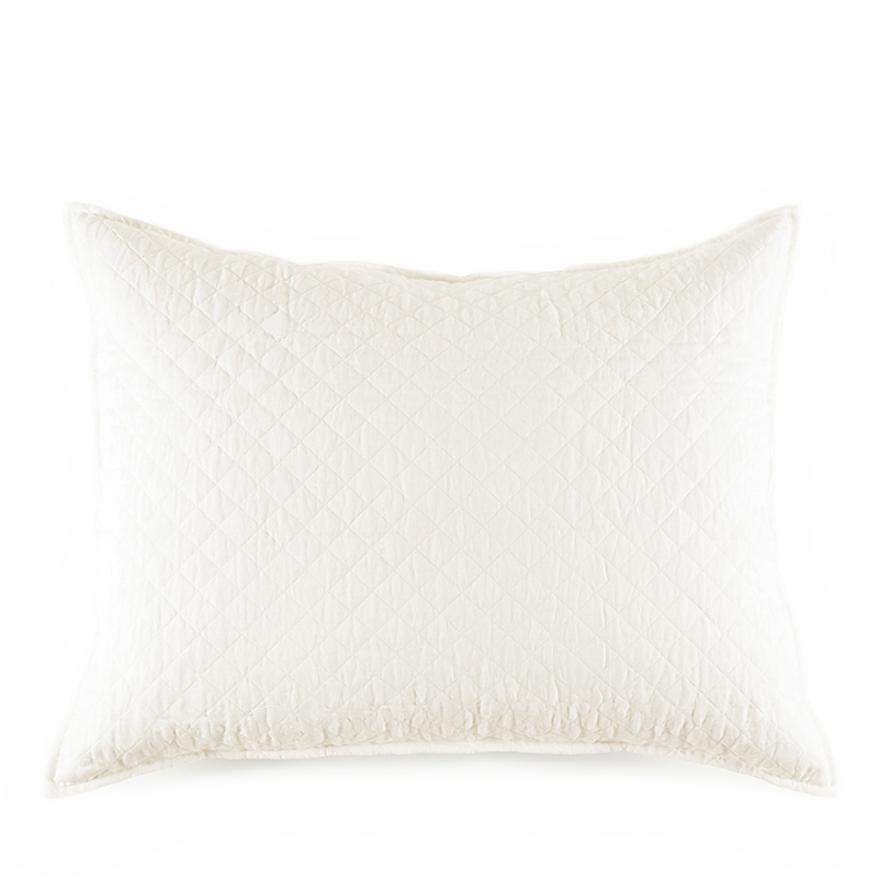 Pom Pom At Home Hampton White Big Pillow
