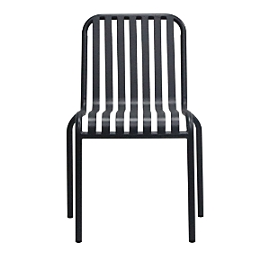 Euro Style Enid Outdoor Side Chair In Black