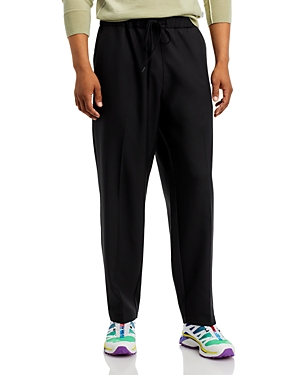 Mm6 Maison Margiela Loose Fit Tapered Pants In Black
