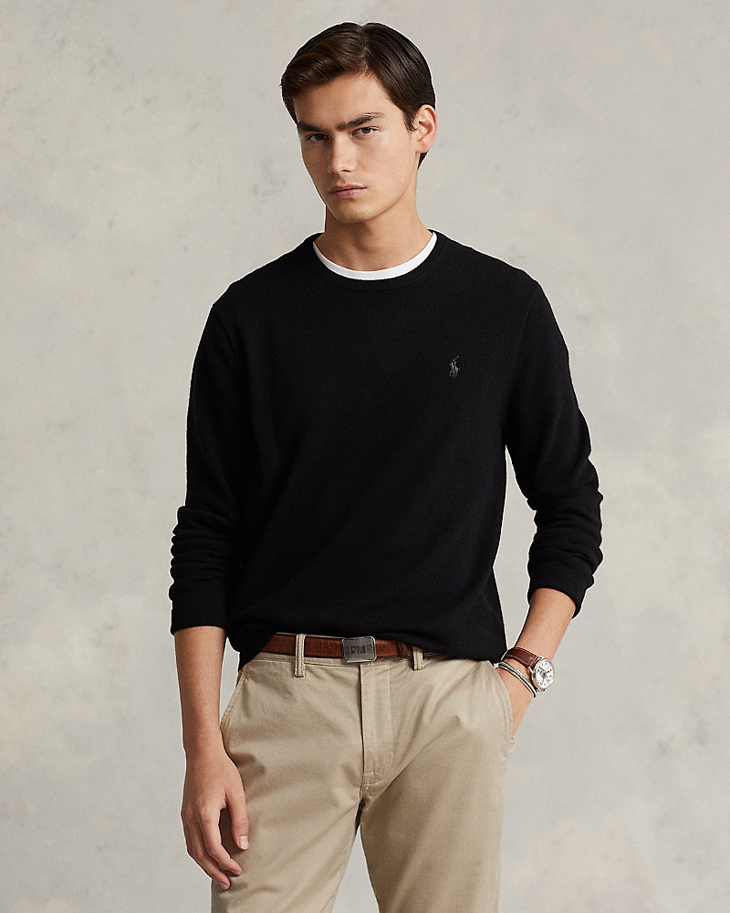 Polo Ralph Lauren Wool Regular Fit Crewneck Sweater