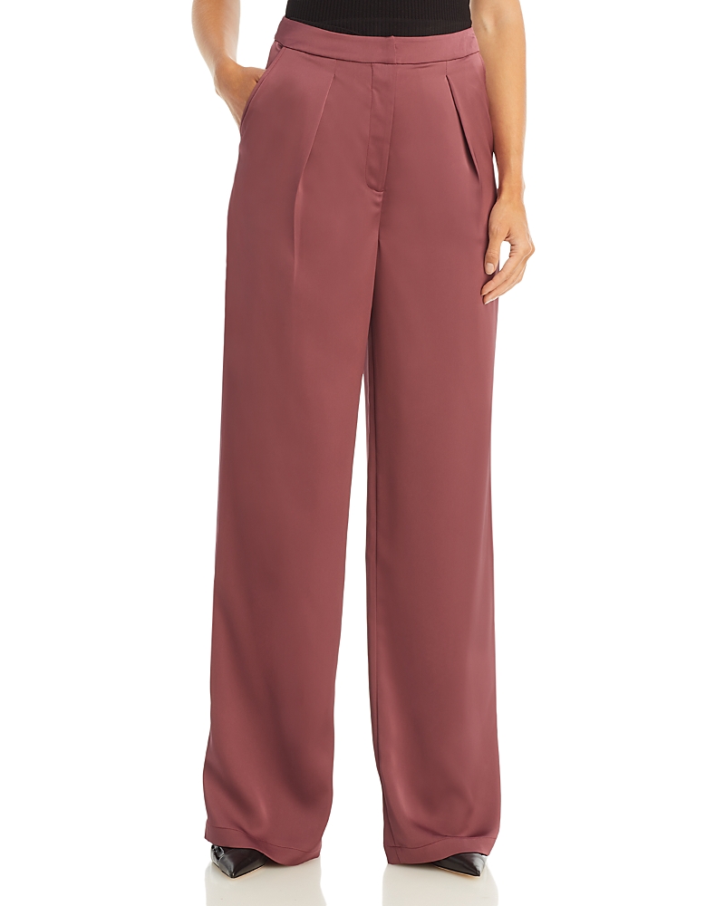 Misook Woven Wide Leg Pants