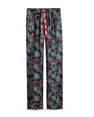 Shop Zadig & Voltaire Floral Jacquard Pants In Noir