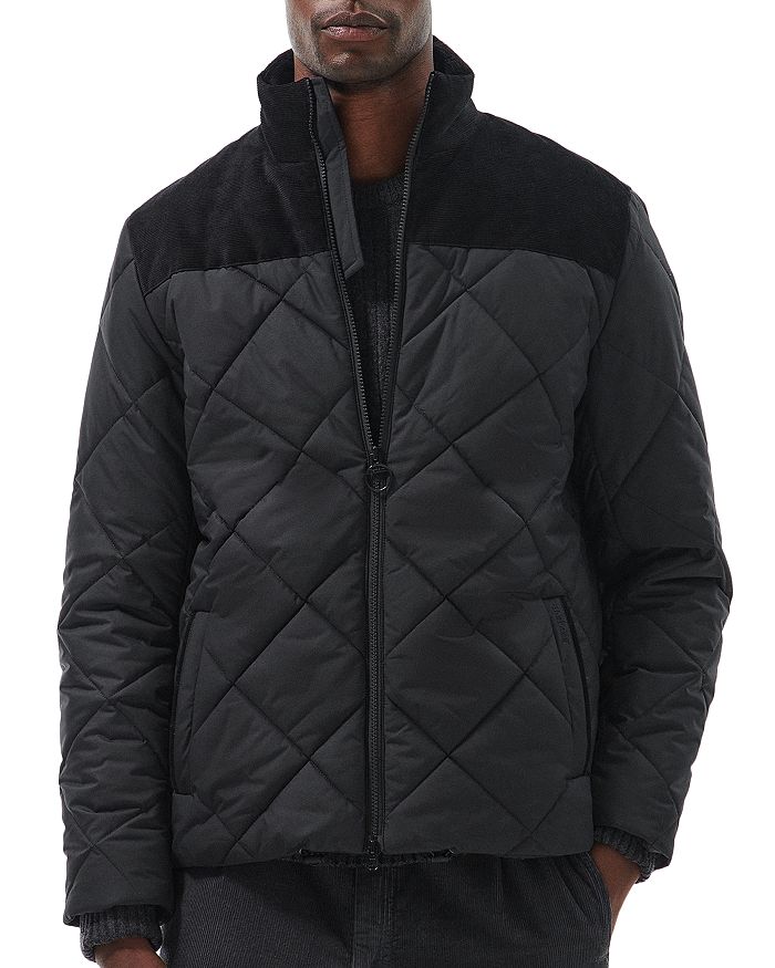 Barbour Elmwood Quilted Mixed Media Puffer Jacket | Bloomingdale's