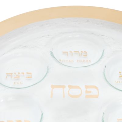 Gold Seder Plate