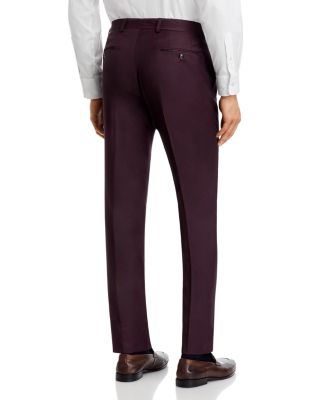 Robert Graham Modern Fit Sharkskin Burgundy Suit Separates | Bloomingdale's  Men