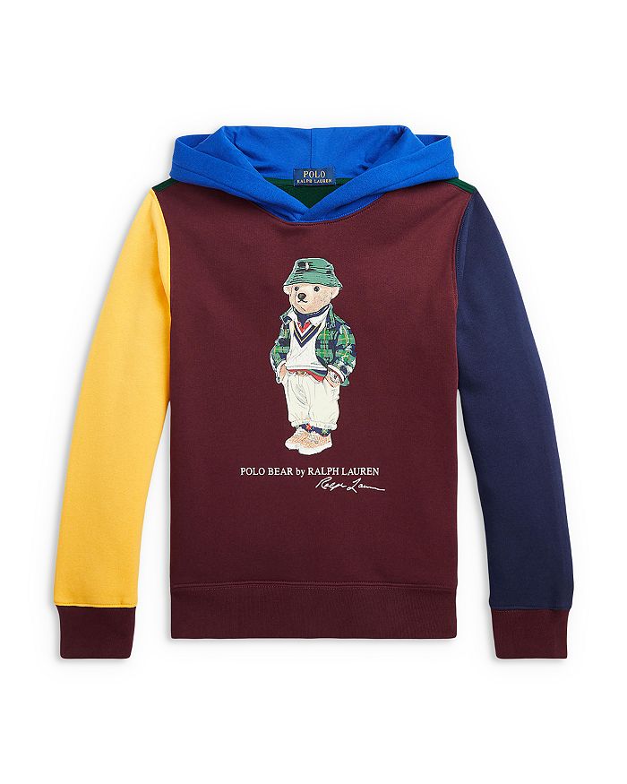 Ralph Lauren Boys Polo Bear Fleece Hoodie Big Kid Bloomingdale s