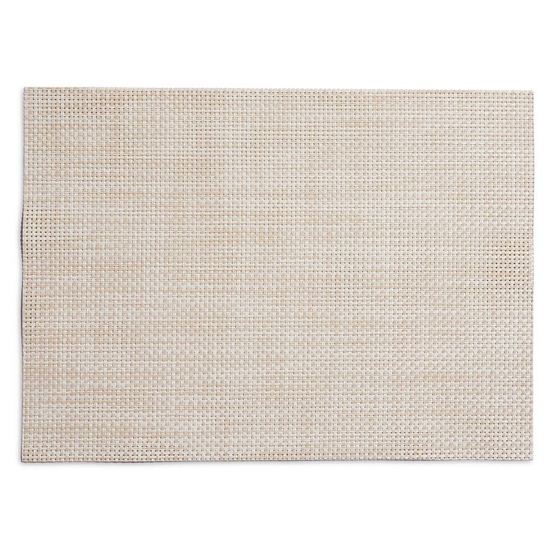 Chilewich Basketweave Rectangular Placemat, 14 X 19 In Khaki