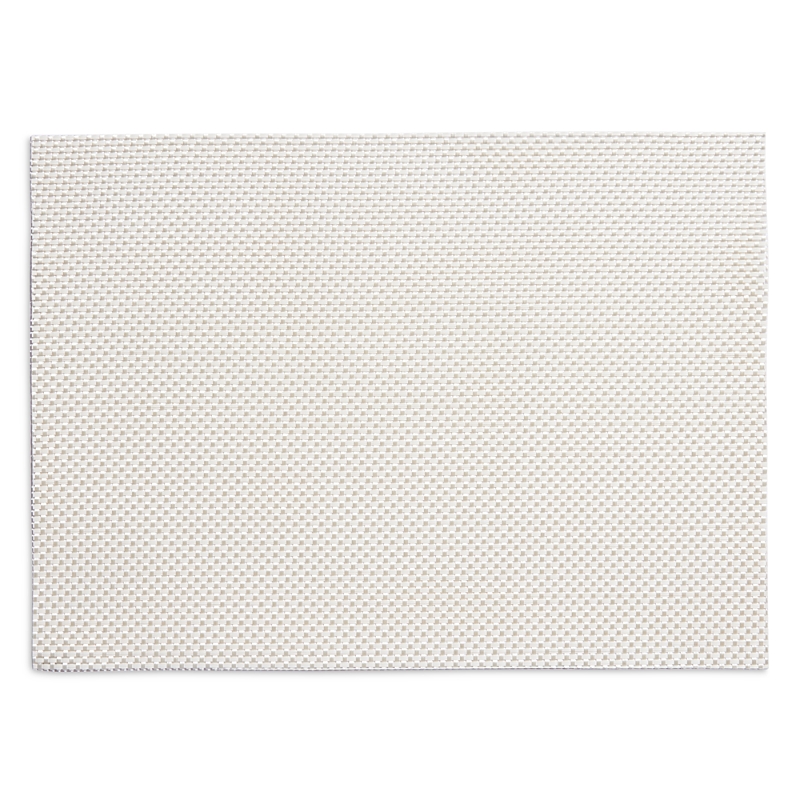 Chilewich Basketweave Rectangular Placemat, 14 X 19 In White