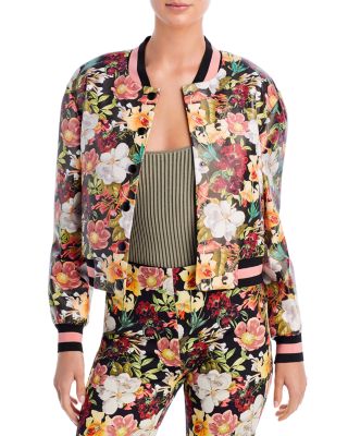 Floral varsity jacket hotsell