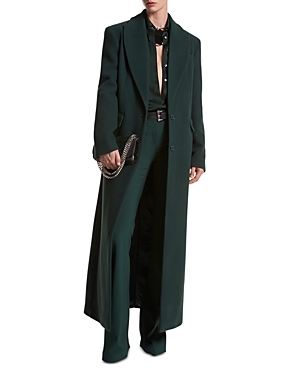 Shop Michael Kors Chesterfield Long Coat In Forest