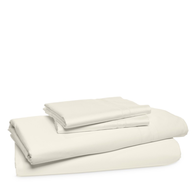 Frette Essentials Doppio Ajour King Sheet Set in Milk