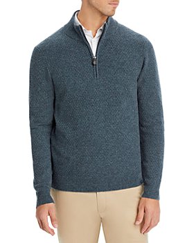 The Men's Store at Bloomingdale's - Jacquard Quarter Zip Sweater