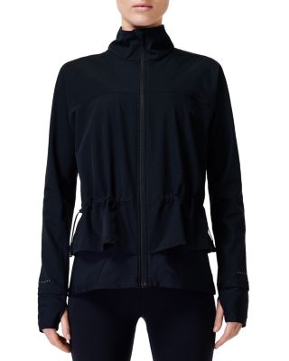 Fast Lane Peplum Running Jacket