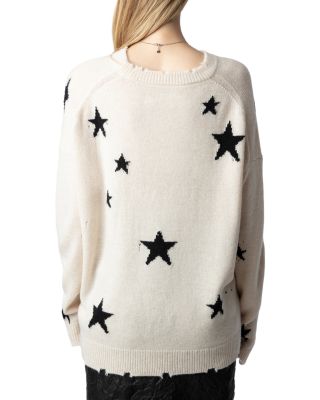 Unisex Markus Distressed Cashmere Sweater