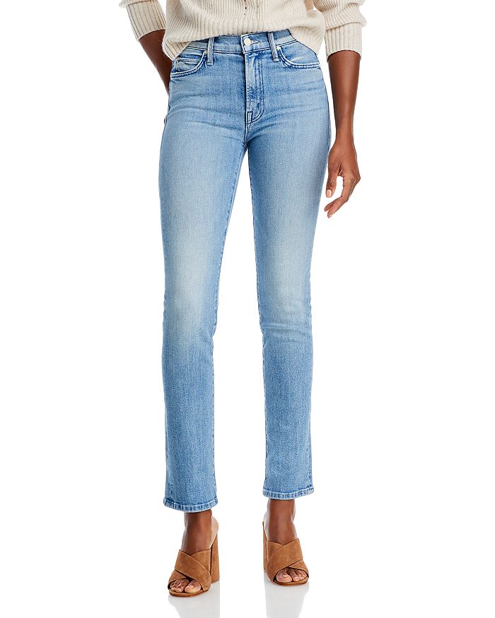 MOTHER The Rascal High Rise Slim Jeans in Punk Charming | Bloomingdale's